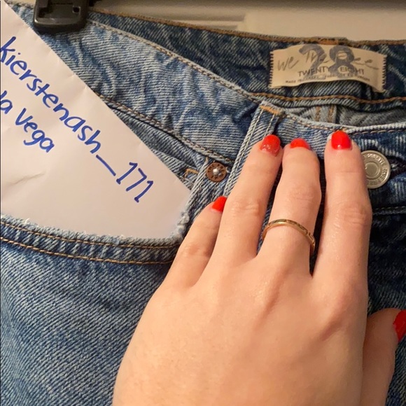 BNWT Free People Fast Times High-Rise Jeans sz 28 - Picture 3 of 4